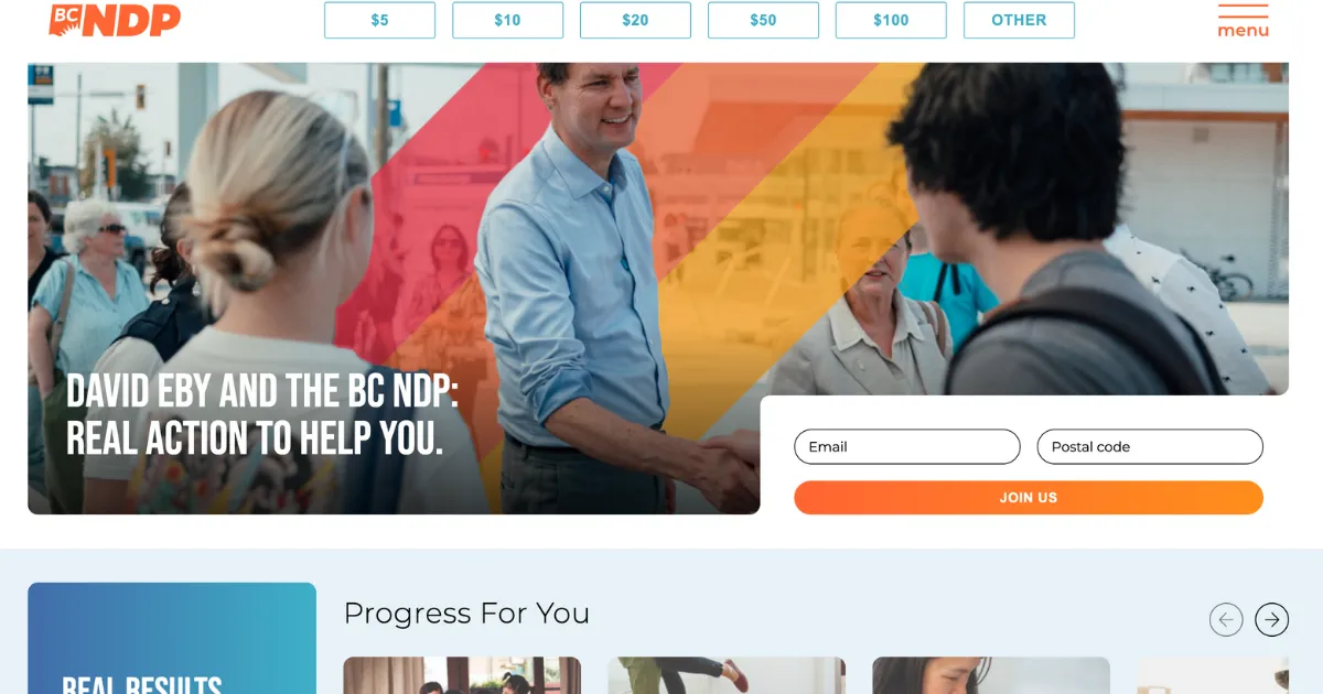 BCNDP Website