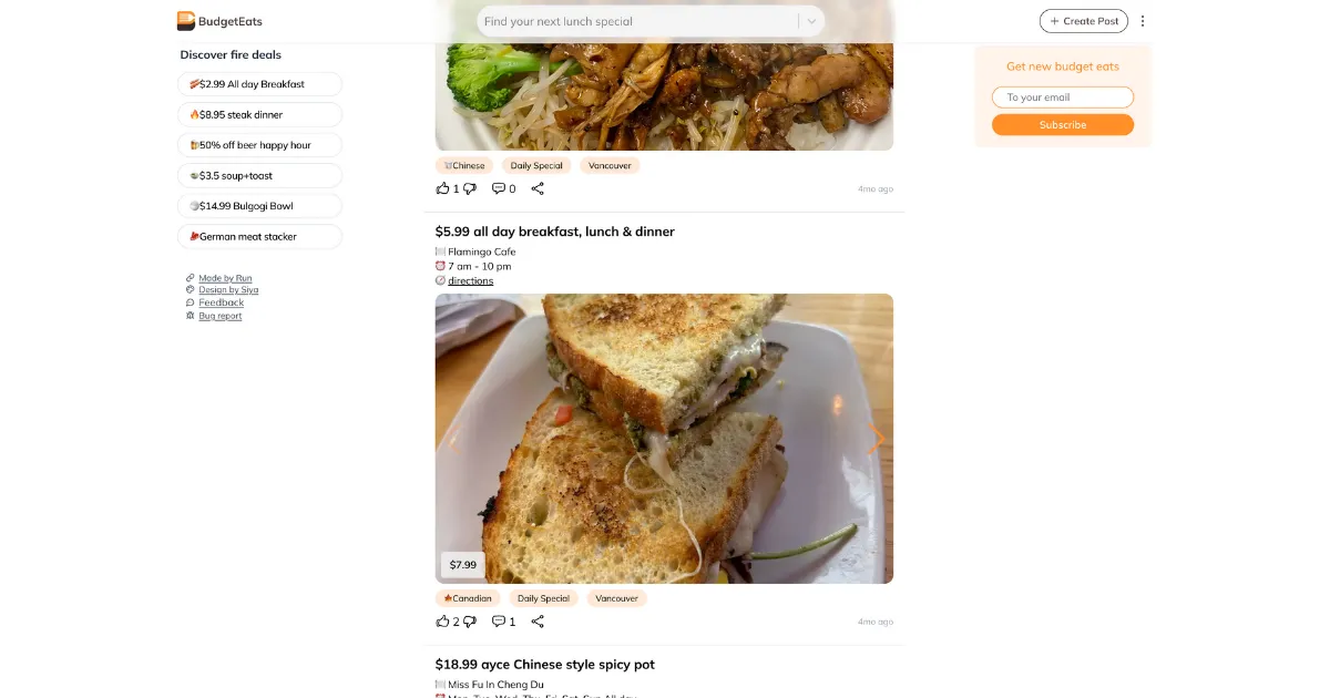 Budget Eats