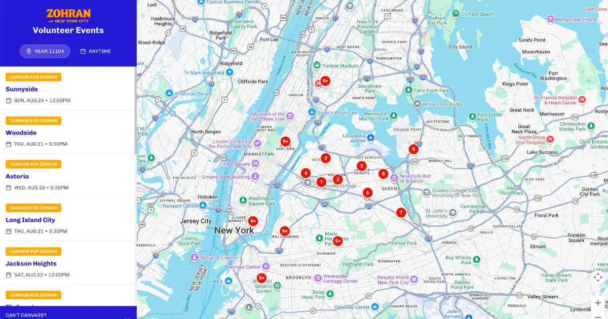 Event Interactive Map